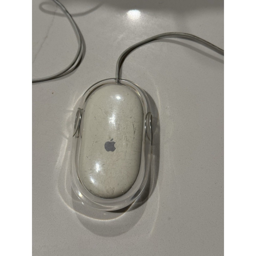 Apple Pro Mouse USB Wired Optical Mouse 2-Button Working